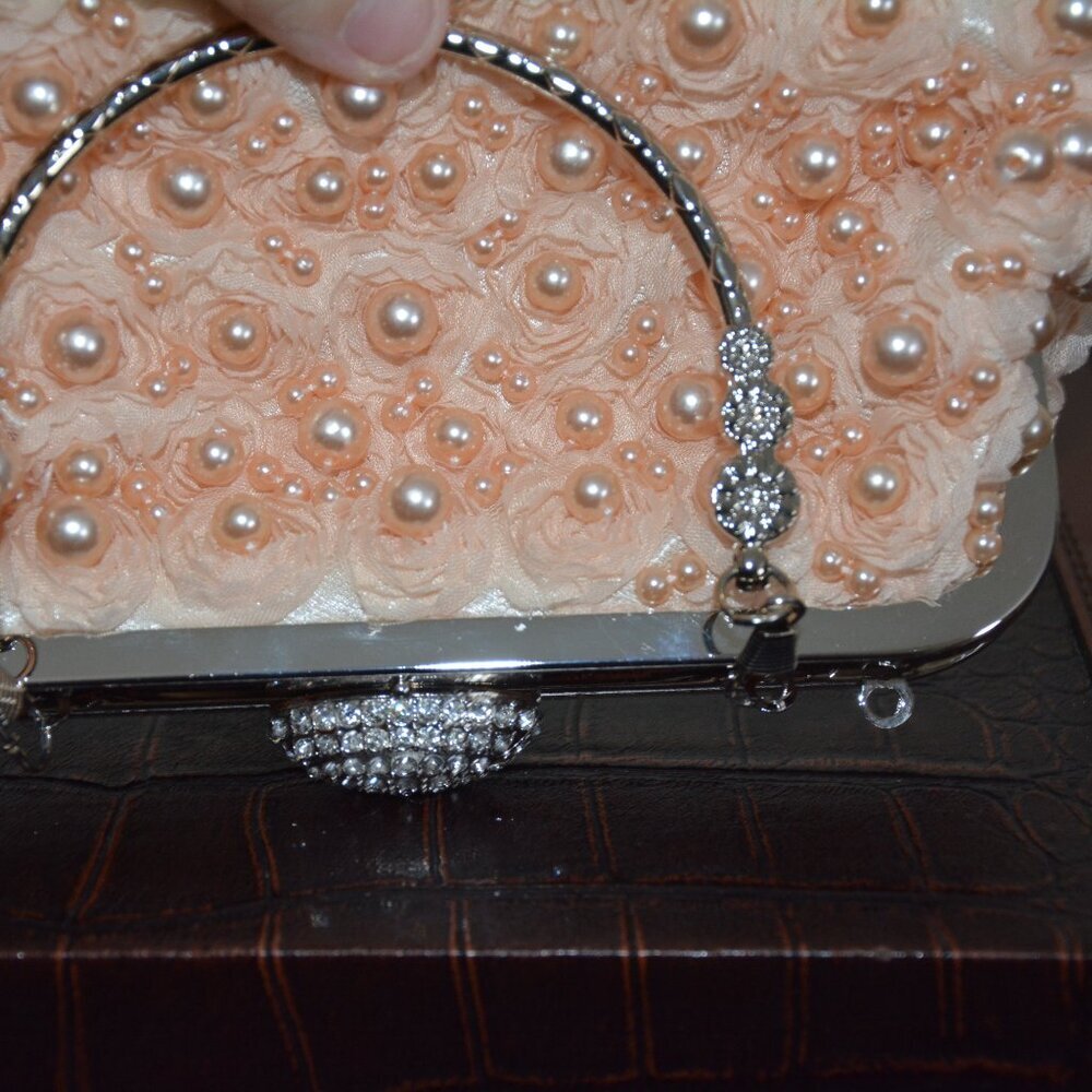 Beading Women Evening Bags Party Wedding Daily Diamonds Clutch Bag Purse NWOT - Picture 12 of 13
